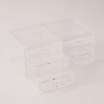 هومز منظم مكياج بلاستيك 23.8*15.3*10.8 سم image number 1