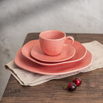 Ryo pink porcelain 20 pc dinner set Oxford collection image number 0