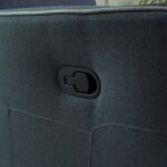 Parma manual recliner/rocking chair, dark grey image number 6