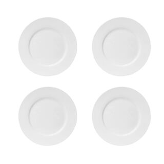 La Mesa New Bone Dinner Plate 4 Pieces Set 10.5"