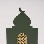 Homez Qamar Collection Decoration Item, Green, 21*6*26.5 Cm image number 3