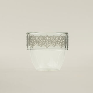 Dallaty glass coffee cup set 6pcs