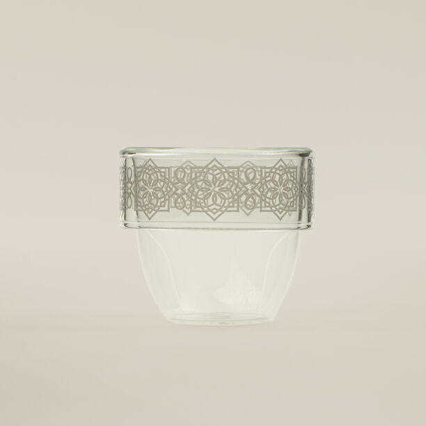 Dallaty glass coffee cup set 6pcs image number 3