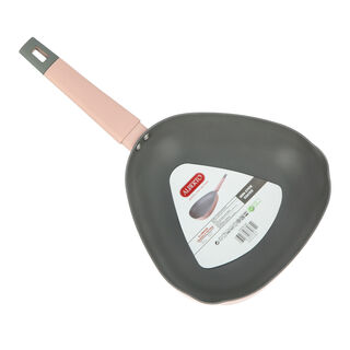 Alberto Non Stick Fry Pan With Pouring Lip Pink Color