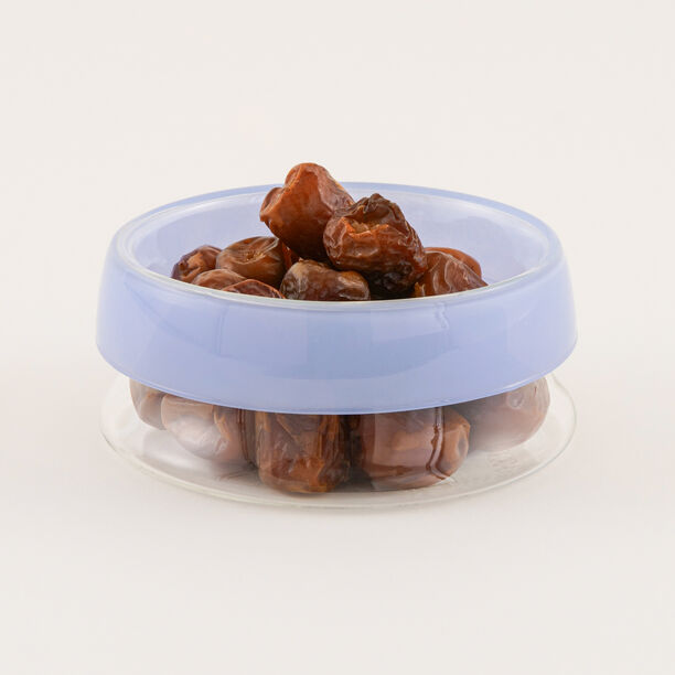 Dallaty Glass Date 12.5*6cm Bowl Blue Color image number 0