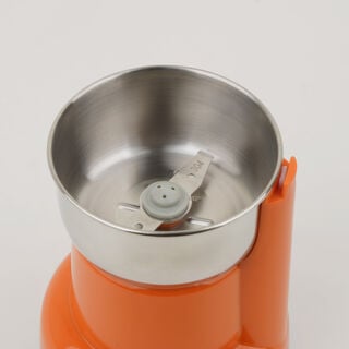 Alberto stainless steel coffee grinder 100g, 250W, orange