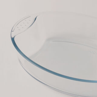 Alberto Borosilicate Glass Oval Baking Dish 2.95L