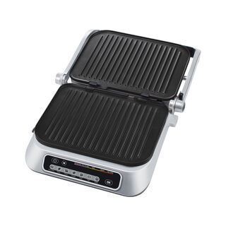 Sencor silver electric grill 2100W with 7 programs