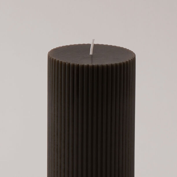 هومز شمعة لاين من شمع الصويا، بني 7*7*15سم image number 2