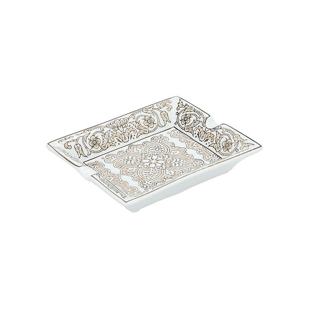 Ashtray Beige Pattern 19.5 *16.5 * 4 cm image number 3