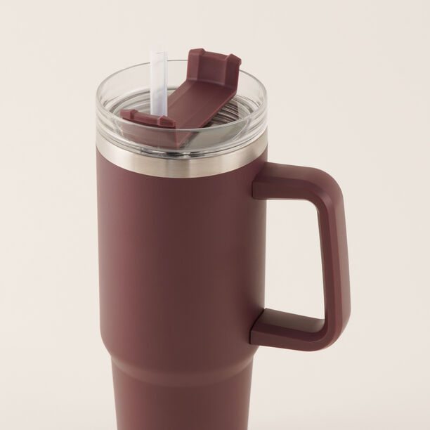 Dallaty Stainless Steel Thermo Bottle, Brown 600 Ml image number 1