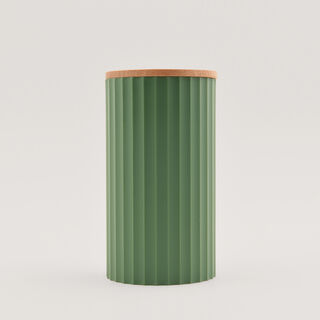 Pentola 3pcs storage canister set, green