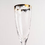 Painted Stemglass With Gold On Top 4 Pcs image number 2