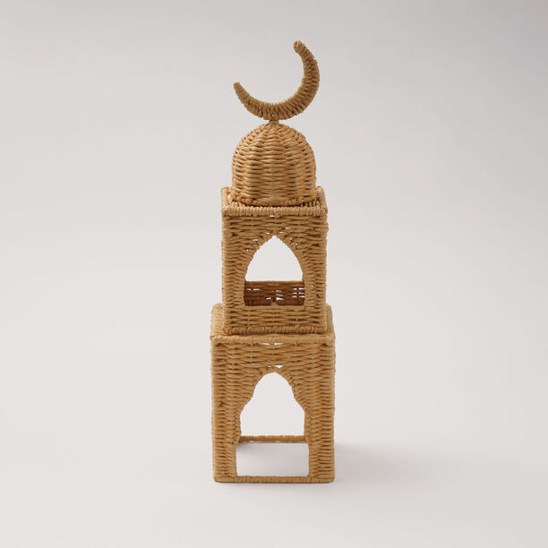 Homez Hilal Collection Decoration Item, Beige, 15*15*55 Cm image number 1