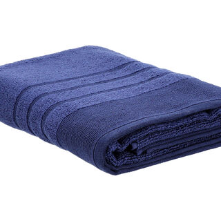 Cottage Bath Towel Indian Cotton 70x140 Dark Blue