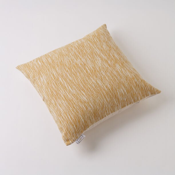100% Cotton Textured cushion cover Yellow 45x45cm image number 0