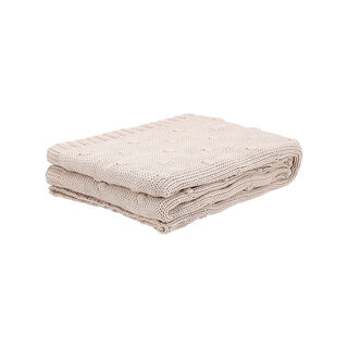 100% Cotton Knitted Throw