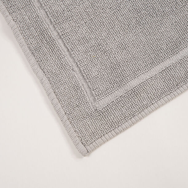 Boutique Blanche Grey Loop Jacquard 100% Cotton Bathmat, 60*90Cm image number 2