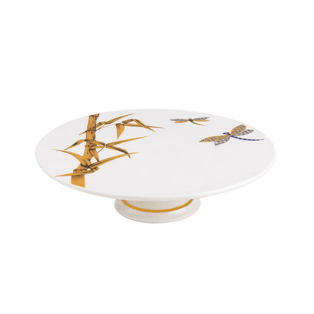 La Mesa Bamboo Footed Cake Stand image number 0