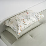 Cottage microfiber summer floral 6pc full comforter set, beige 160*240cm image number 4