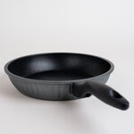 7 Piece Alberto Granite Cookware Set Gray With Metal Cover image number 5