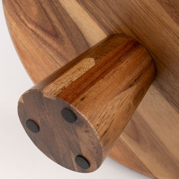 Alberto wooden cake dome with stand 36*13.5 cm image number 4
