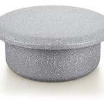 Marble Coating Casserole With Serving Lid Grey image number 4