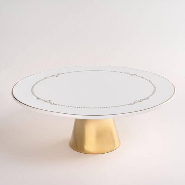 La Mesa white porcelain cake stand image number 0
