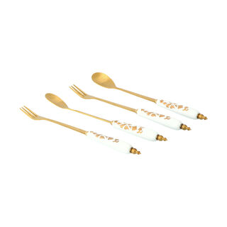 Majesctic Cake Spoon And Fork 4 Pcs Set
