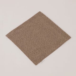 بوتيك بلانش غطاء وسادة بدون حشوة بتصميم بولي بوكليه 45*45سم، بني