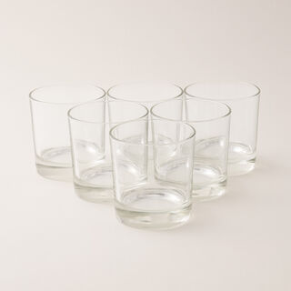 Borgonovo glass cup set6pcs 300 ml