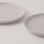 La Mesa Porcelain Set Of 4Pcs Dinner Plates, 10.5", White image number 2