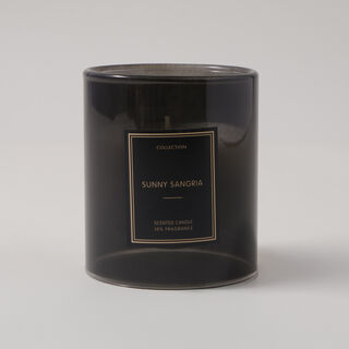 شمعة معطرة بعطرالسانجريا المشمسة في كوب زجاجي 10.2*9سم