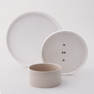 Najd Collection La Mesa Dinner Set With Embossed Edge18 Pieces