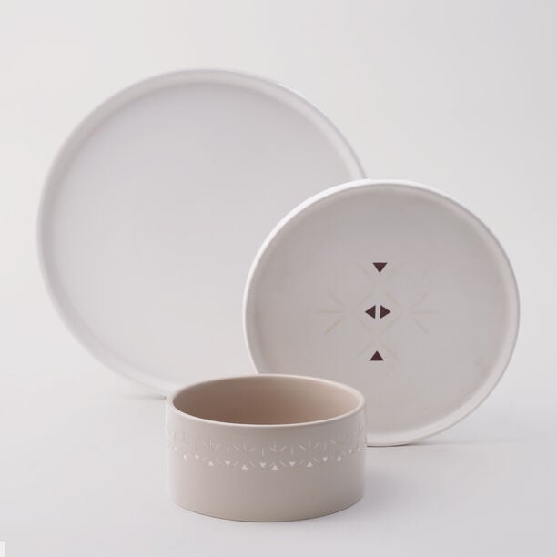 Najd Collection La Mesa Dinner Set With Embossed Edge18 Pieces image number 0