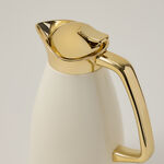 Dallaty vacuum flask chrome and beige 1L image number 2