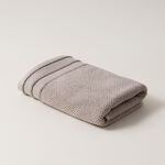 Boutique Blanche jaquard cotton hand towel 100*50cm, beige, image number 0