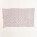 100% cotton bath mats 60*90cm jacquard orchid image number 0