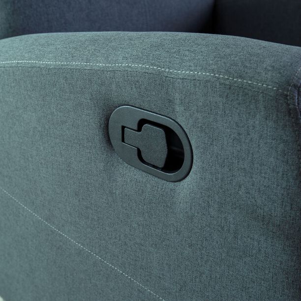 Verona manual recliner chair from Home Canvas, dark grey image number 6