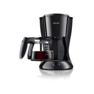 Philips plastic black coffee maker 750W, 0.6L