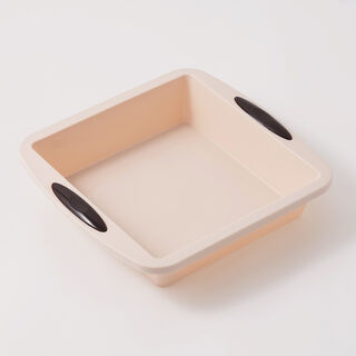 Alberto slilicone 8" square baking mold 30.5*25.5*6.5cm, beige