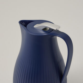 Dallety Plastic Vacuum Flask Bear Dark Blue 1L