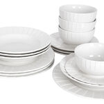 La Mesa 16 Pieces Dinner Set White image number 3