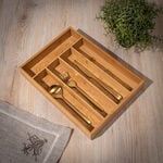 Alberto Bamboo Divided Cutlery Box image number 0