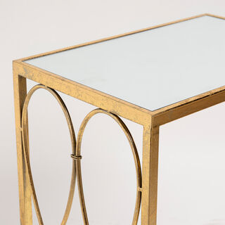 Side Table Metal Gold