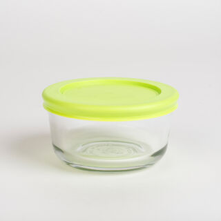 Kitchen classics transparent glass food storage set with lids 12 pcs