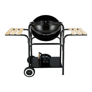 Trolley Kettle Grill In Black