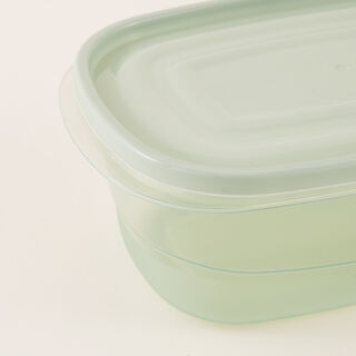 Alberto Food Container Set 3Pcs 2100Ml, Green
