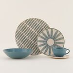 "Rio Geo Blue 20 Piece Dinner Set for 4 People image number 0