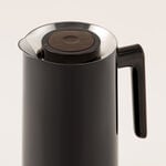 Dallaty 1L black steel vacuum flask with wooden handle image number 3